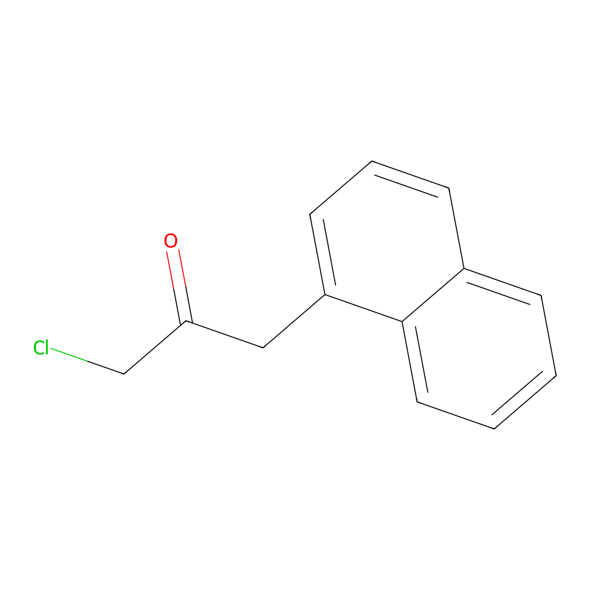 1-Chloro-3-(naphthalen-1-yl)propan-2-one molecular structure, CAS 154023-17-3