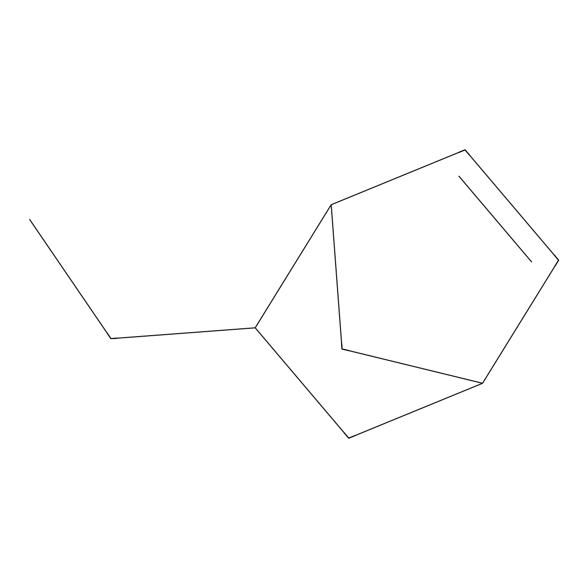 Bicyclo(2.2.1)hept-2-ene, 5-ethyl- molecular structure, CAS 15403-89-1