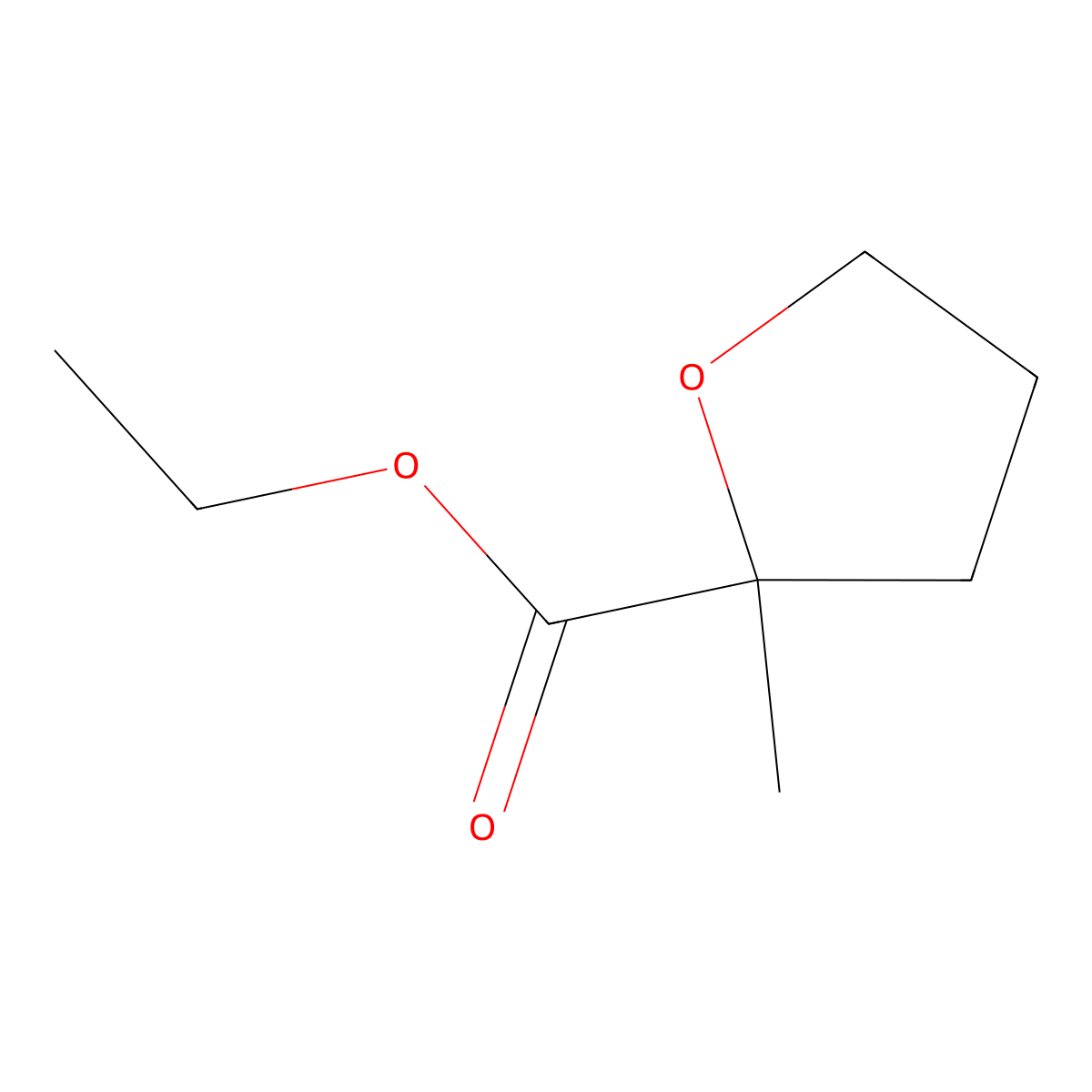 Ethyl 2-Methyltetrahydrofuran-2-carboxylate molecular structure, CAS 1540337-79-8