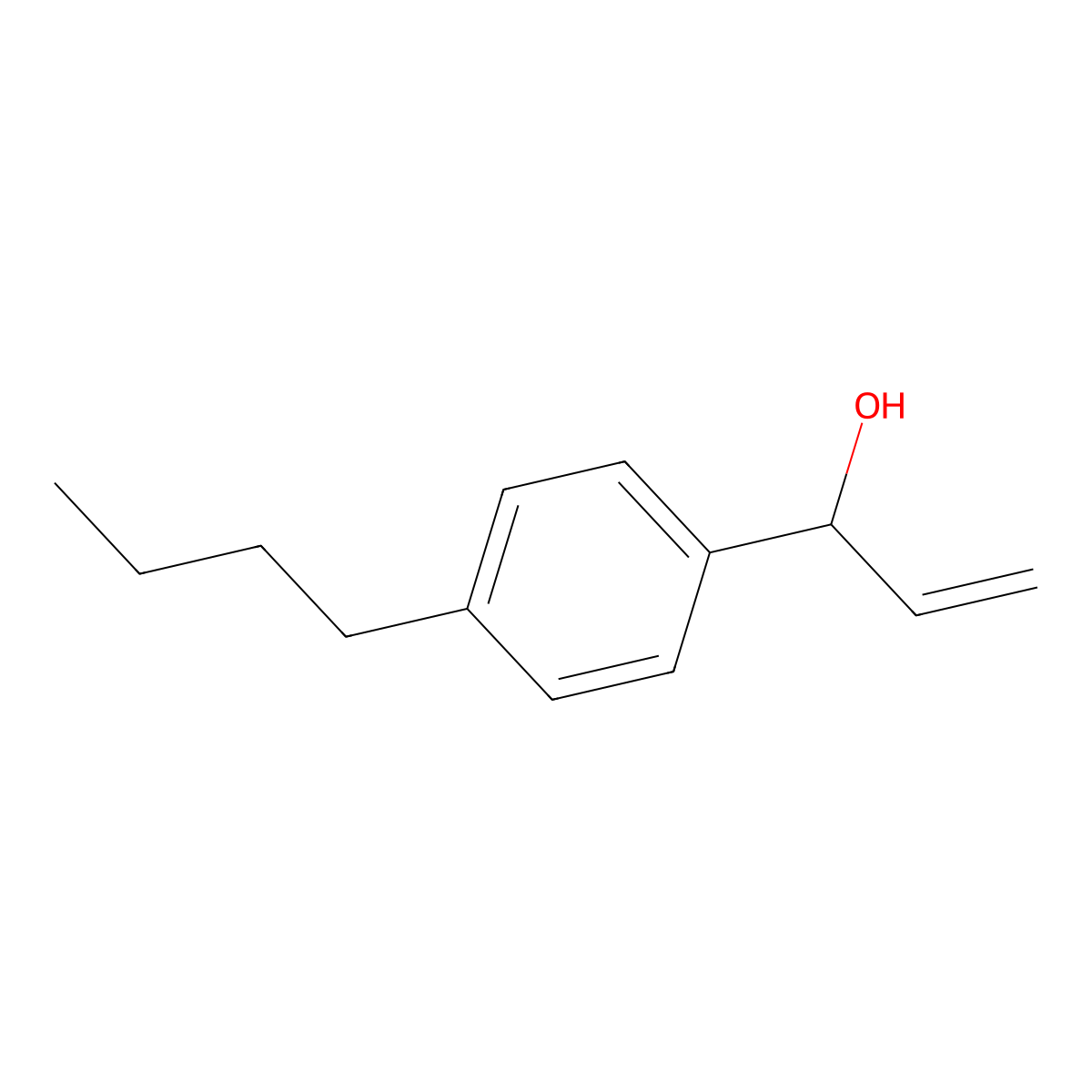 4-Butyl-alpha-ethenylbenZenemethanol molecular structure, CAS 1540365-11-4