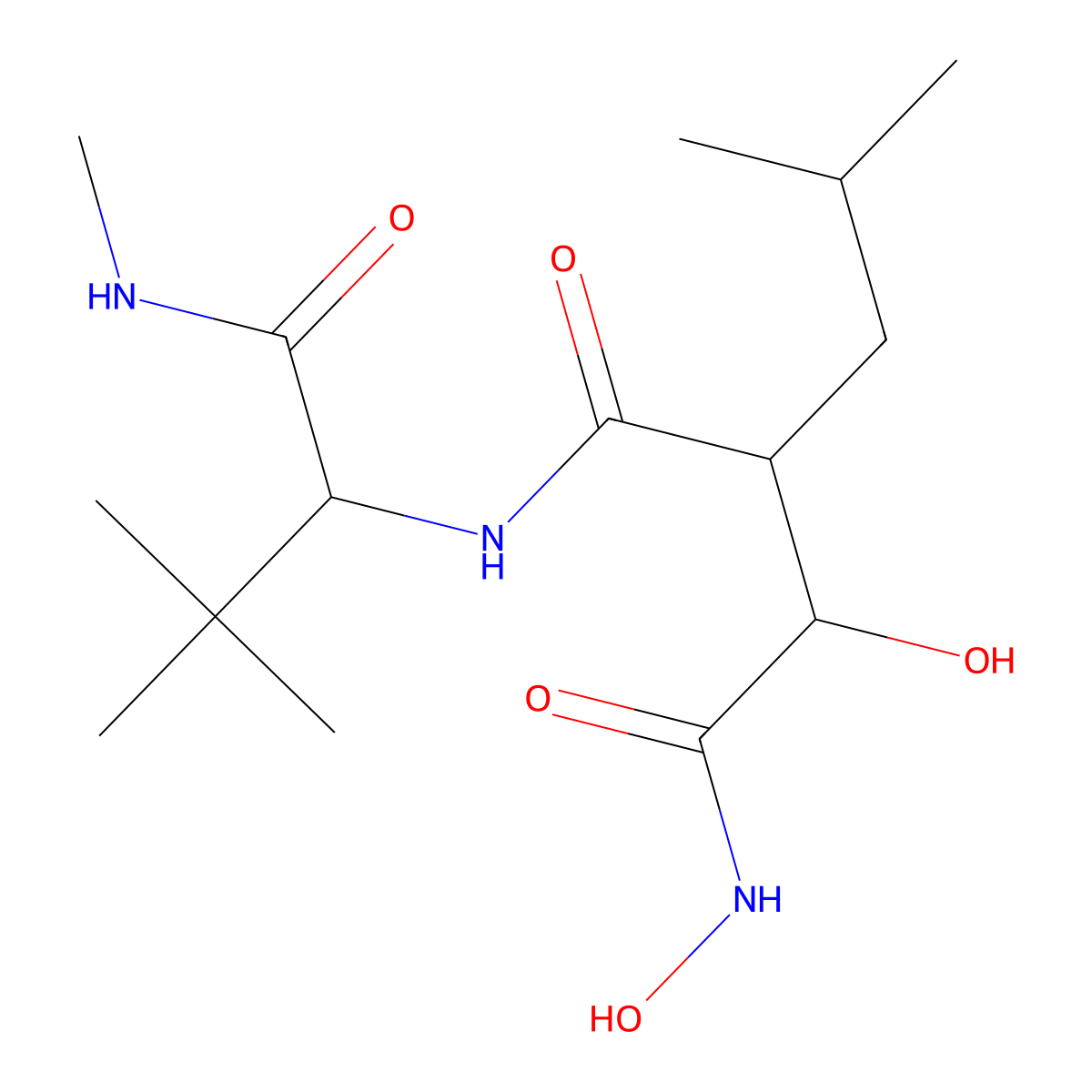 Marimastat molecular structure, CAS 154039-60-8
