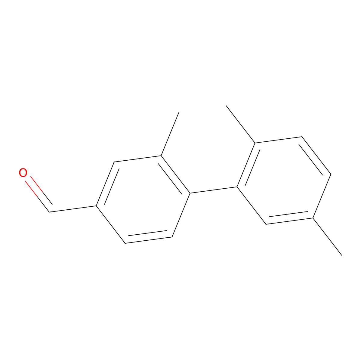 2,2',5'-Trimethyl[1,1'-biphenyl]-4-carboxaldehyde molecular structure, CAS 1540392-61-7