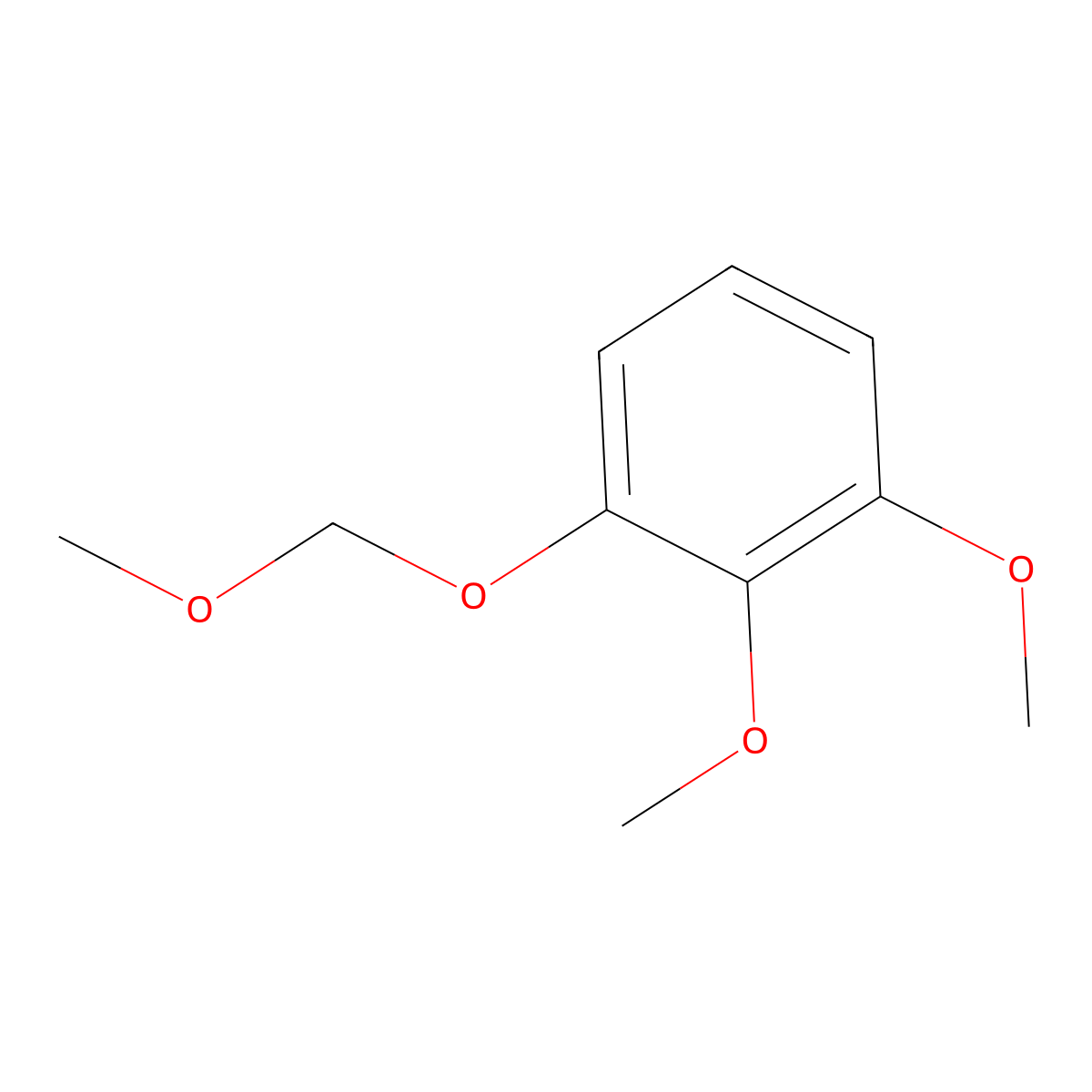 1,2-Dimethoxy-3-(methoxymethoxy)benzene molecular structure, CAS 154045-69-9