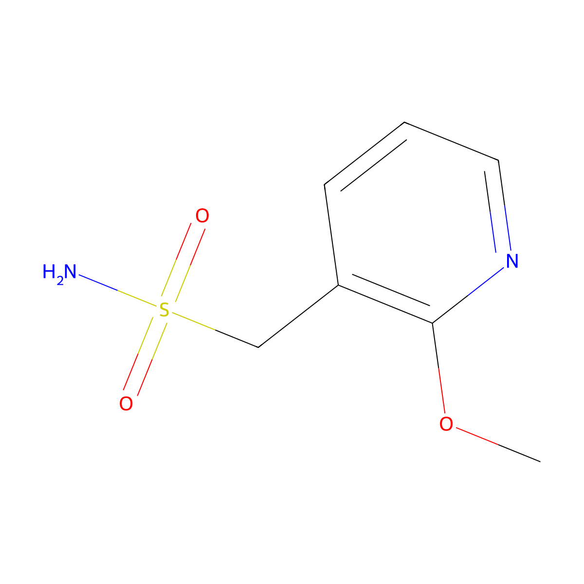 (2-Methoxypyridin-3-yl)methanesulfonamide molecular structure, CAS 1540501-00-5