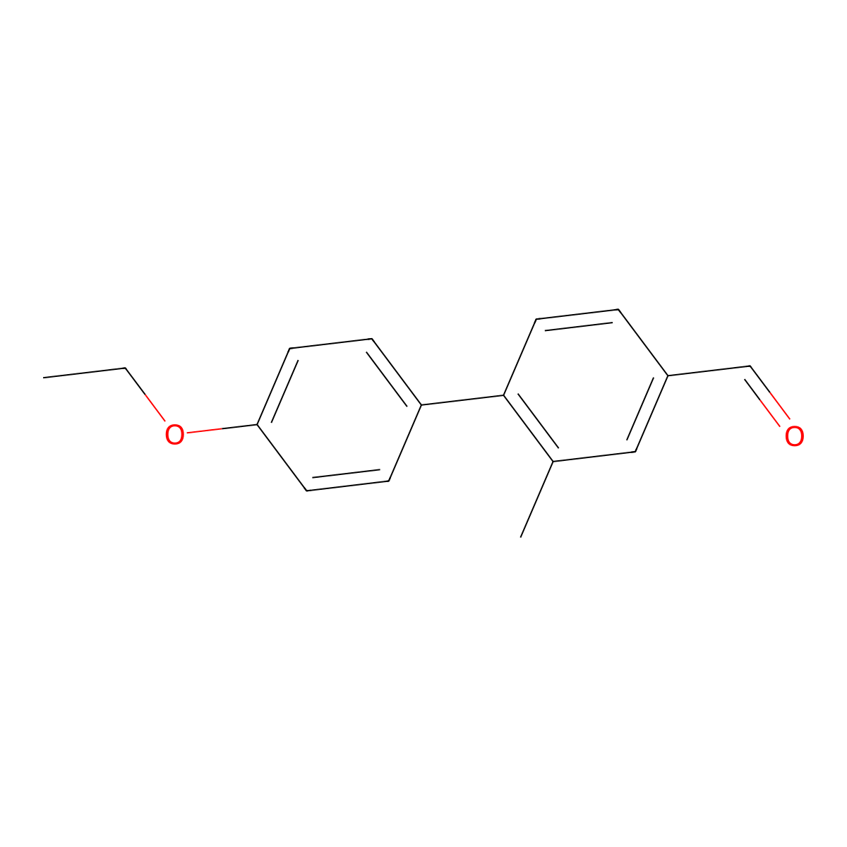 4-(4-Ethoxyphenyl)-3-methylbenzaldehyde molecular structure, CAS 1540642-73-6