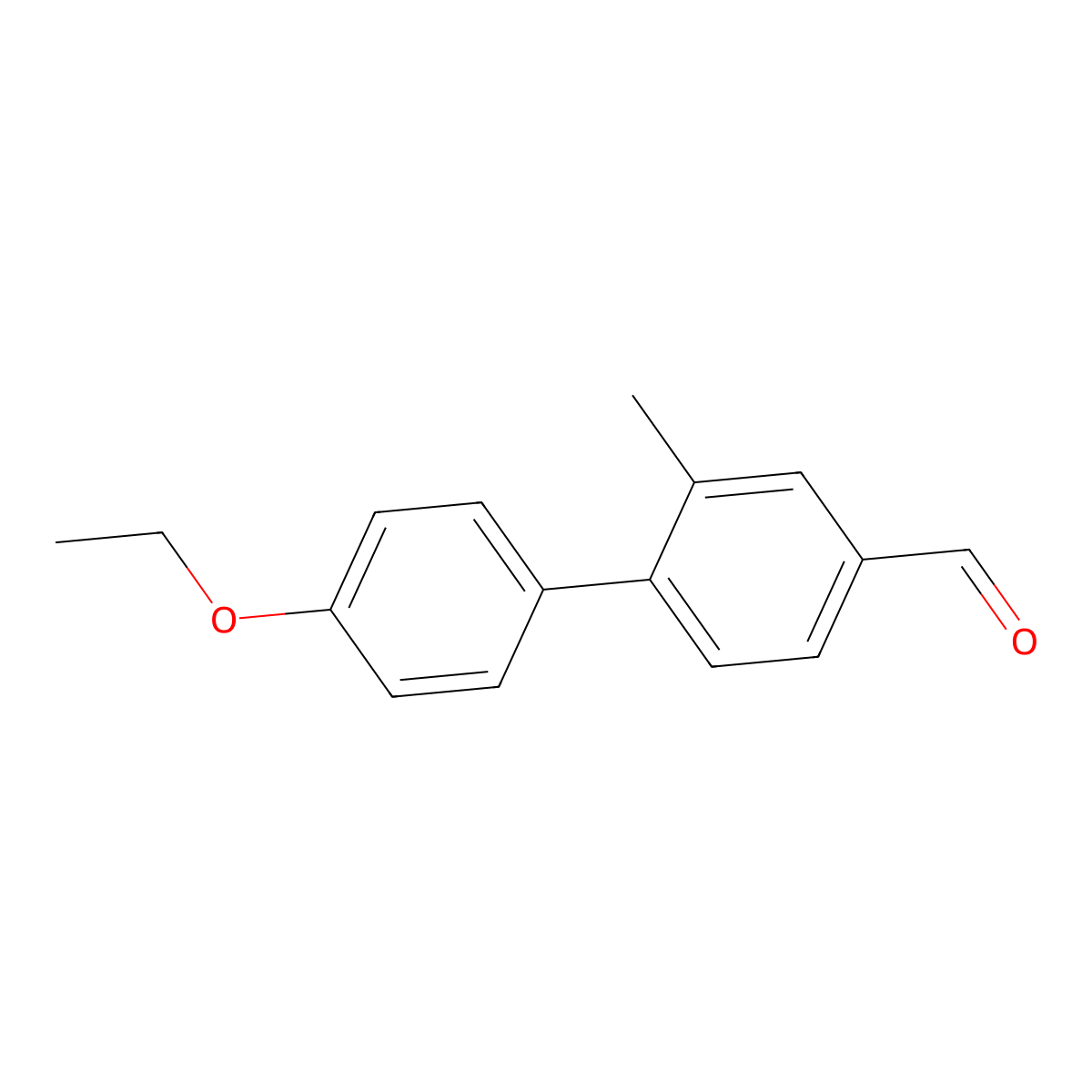 4-(4-Ethoxyphenyl)-3-methylbenzaldehyde molecular structure, CAS 1540642-73-6