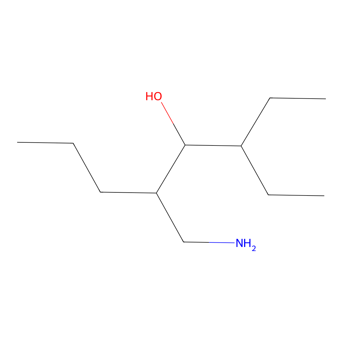 5-(Aminomethyl)-3-ethyloctan-4-ol molecular structure, CAS 1540675-17-9