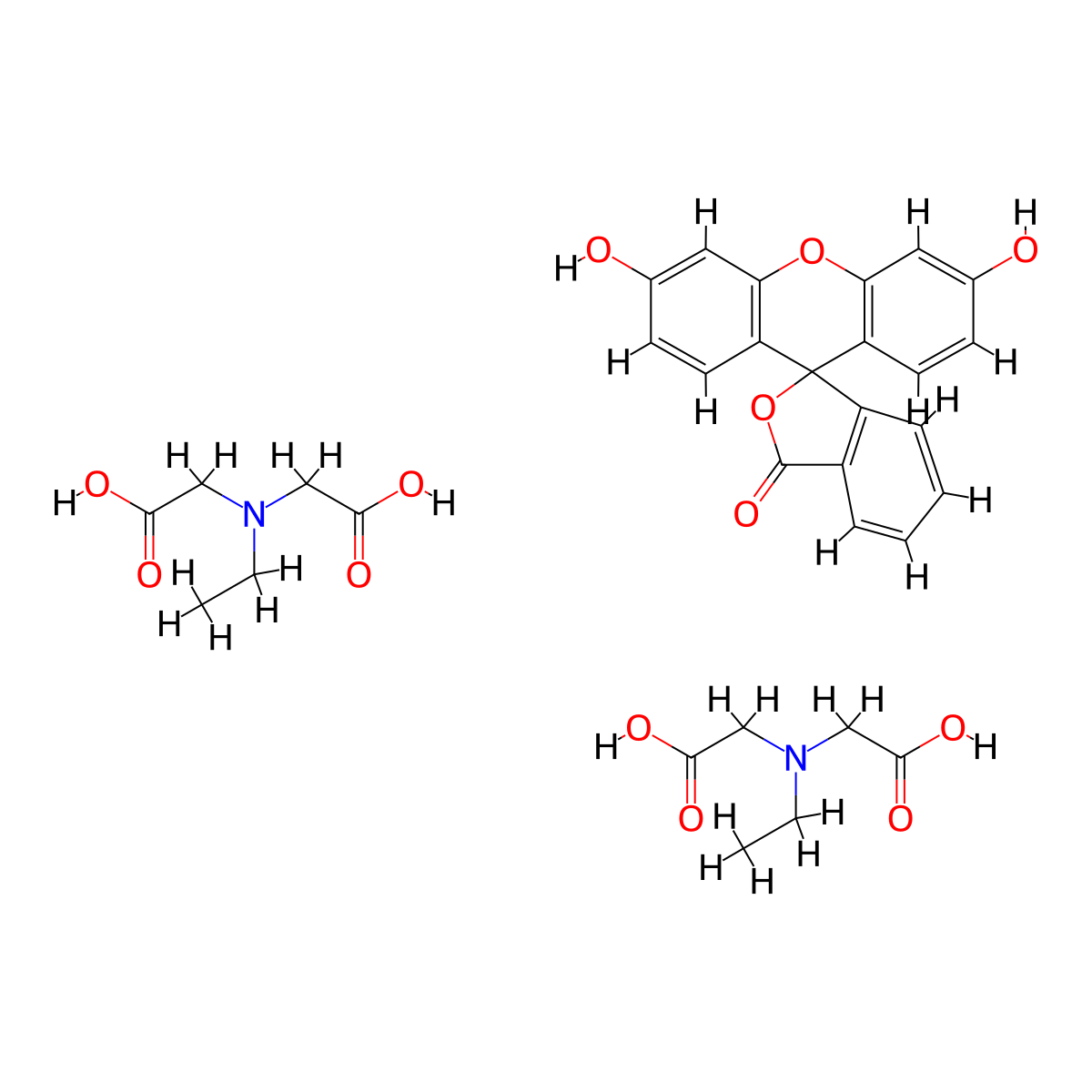 Calcein (mixture of isomers) molecular structure, CAS 154071-48-4