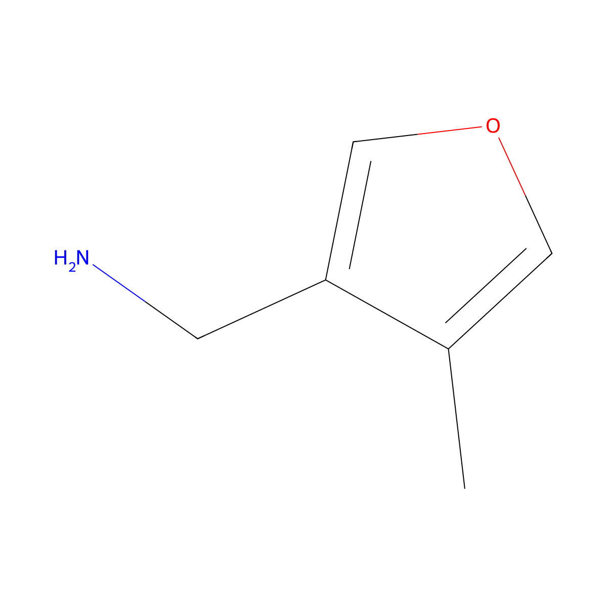 1-(4-Methylfuran-3-yl)methanamine molecular structure, CAS 1540721-67-2
