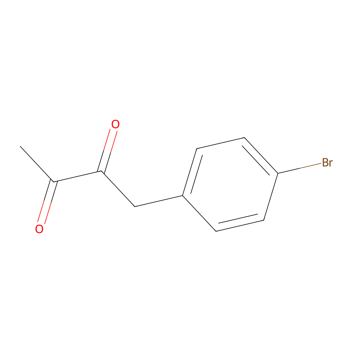 1-(4-Bromophenyl)butane-2,3-dione molecular structure, CAS 1540751-25-4
