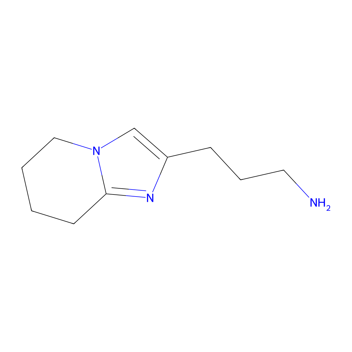 3-(5,6,7,8-Tetrahydroimidazo[1,2-a]pyridin-2-yl)propan-1-amine molecular structure, CAS 1540951-17-4