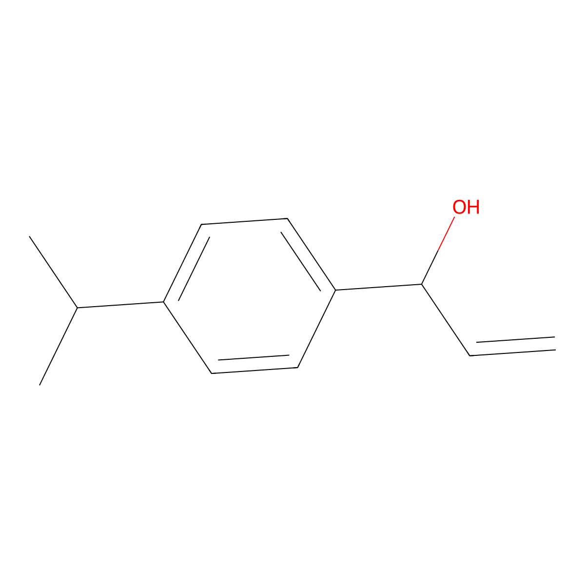 1-(4-Isopropylphenyl)prop-2-en-1-ol molecular structure, CAS 1540980-88-8