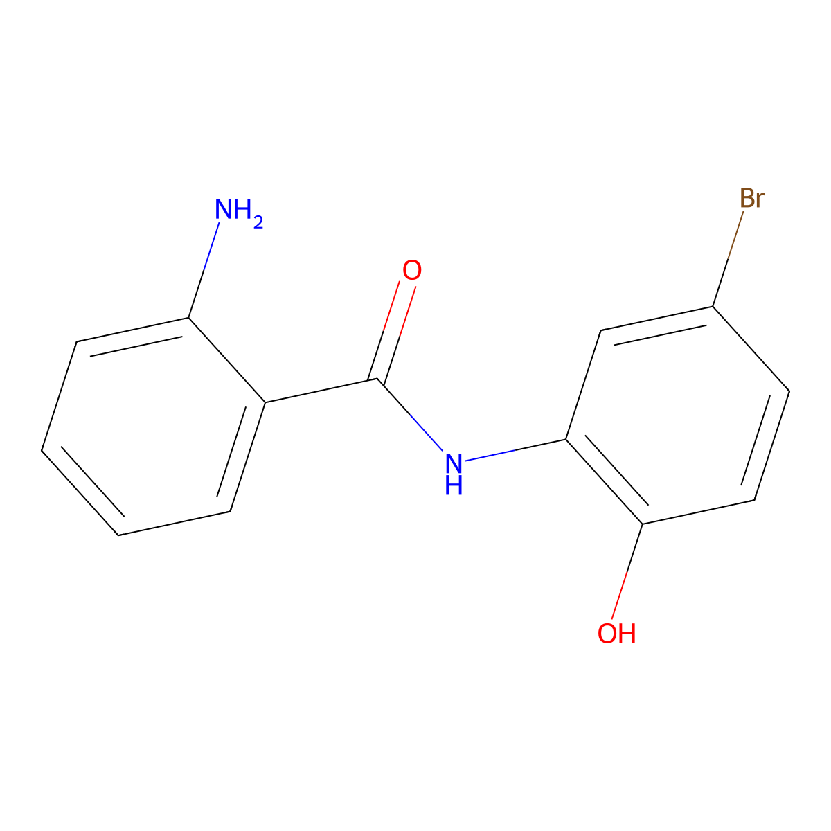 2-Amino-N-(5-bromo-2-hydroxyphenyl)benzamide molecular structure, CAS 1541000-53-6