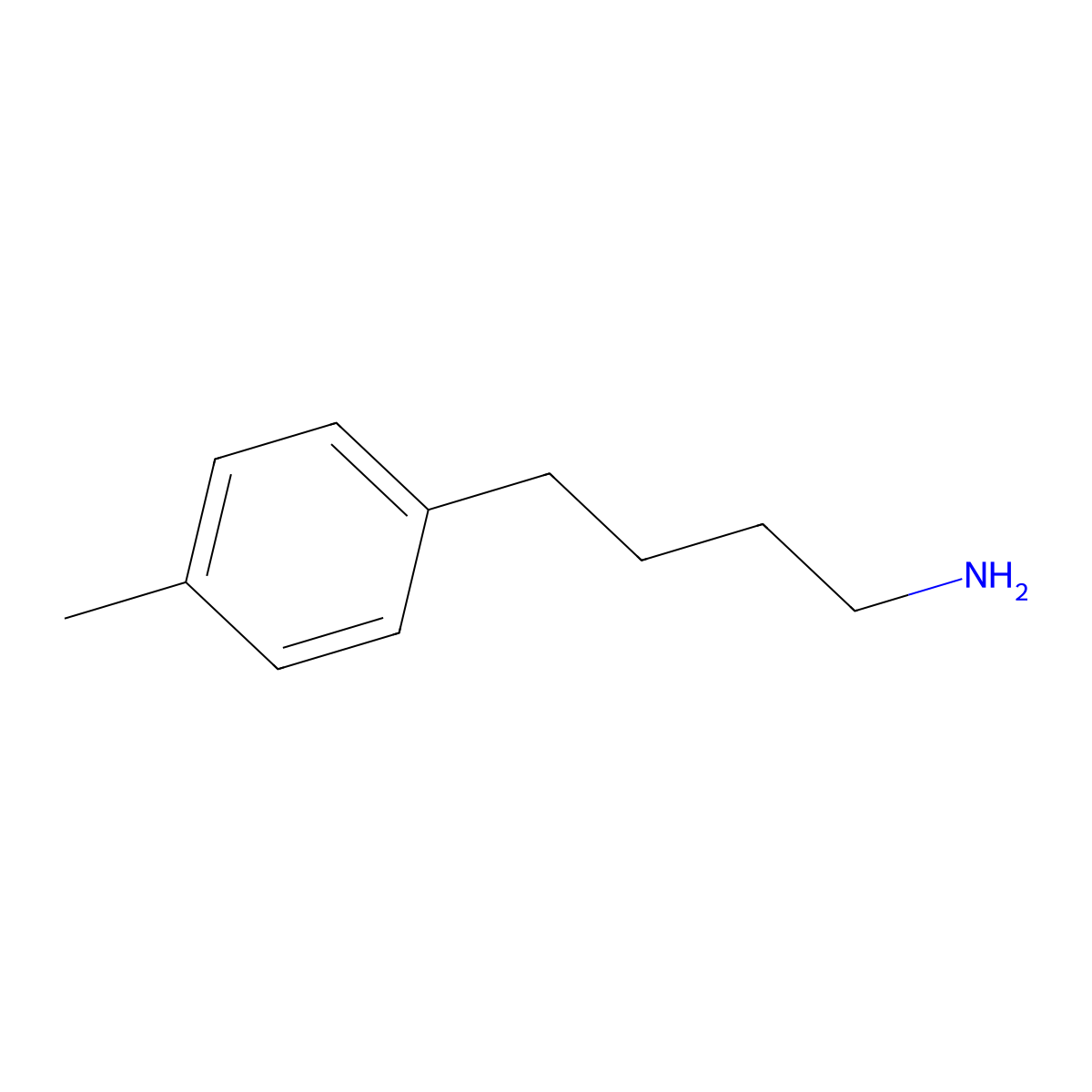 4-Methyl-benzenebutanamine molecular structure, CAS 154108-07-3