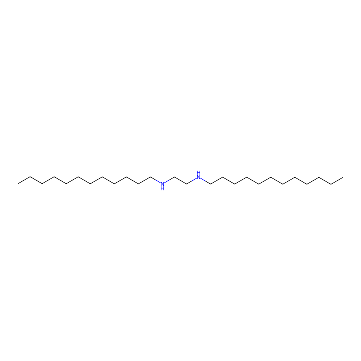 N,N'-Didodecyl-ethylenediamine molecular structure, CAS 15411-40-2