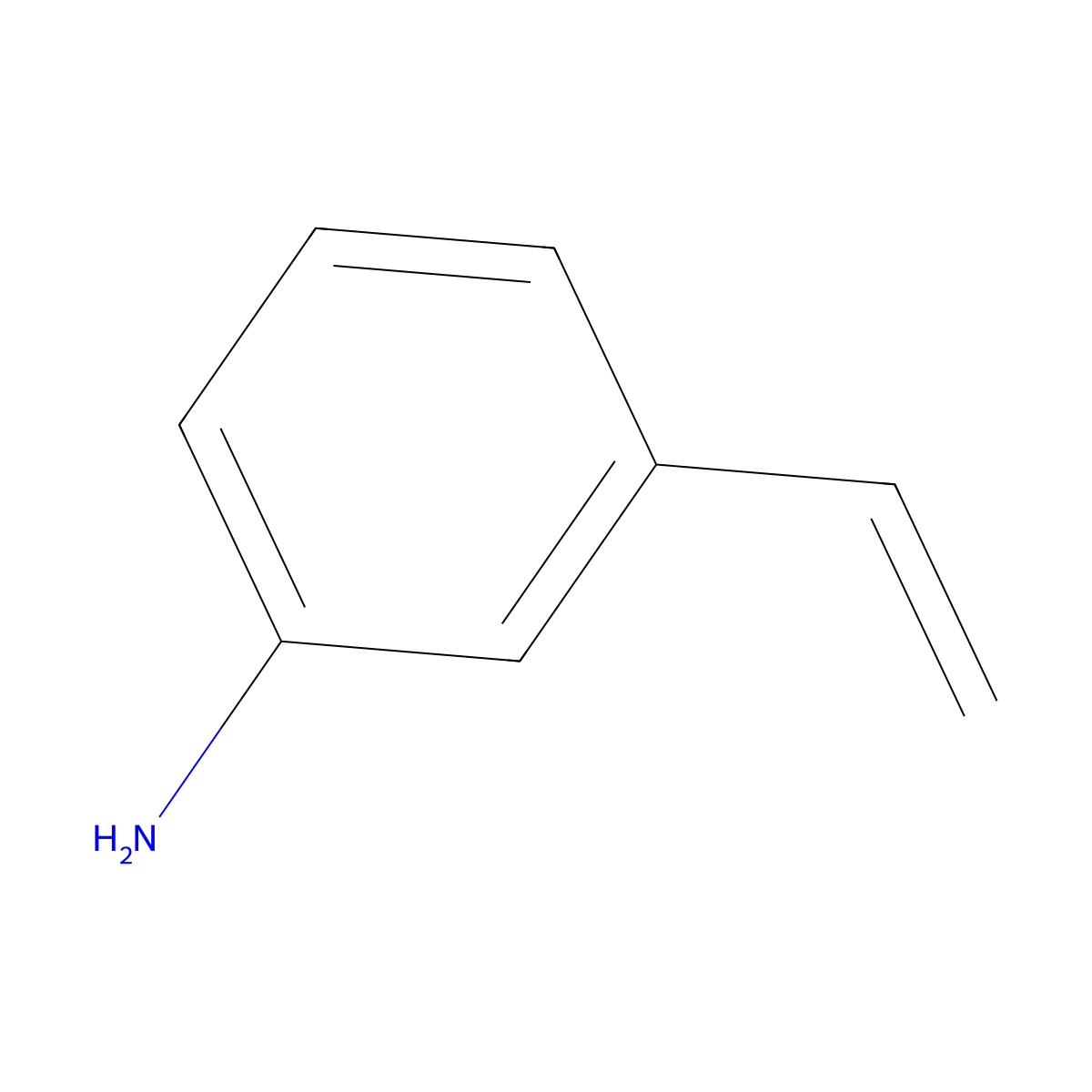 3-Aminostyrene molecular structure, CAS 15411-43-5