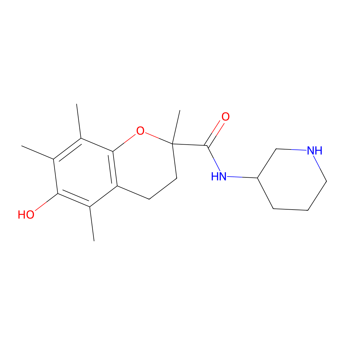 Sonlicromanol molecular structure, CAS 1541170-75-5