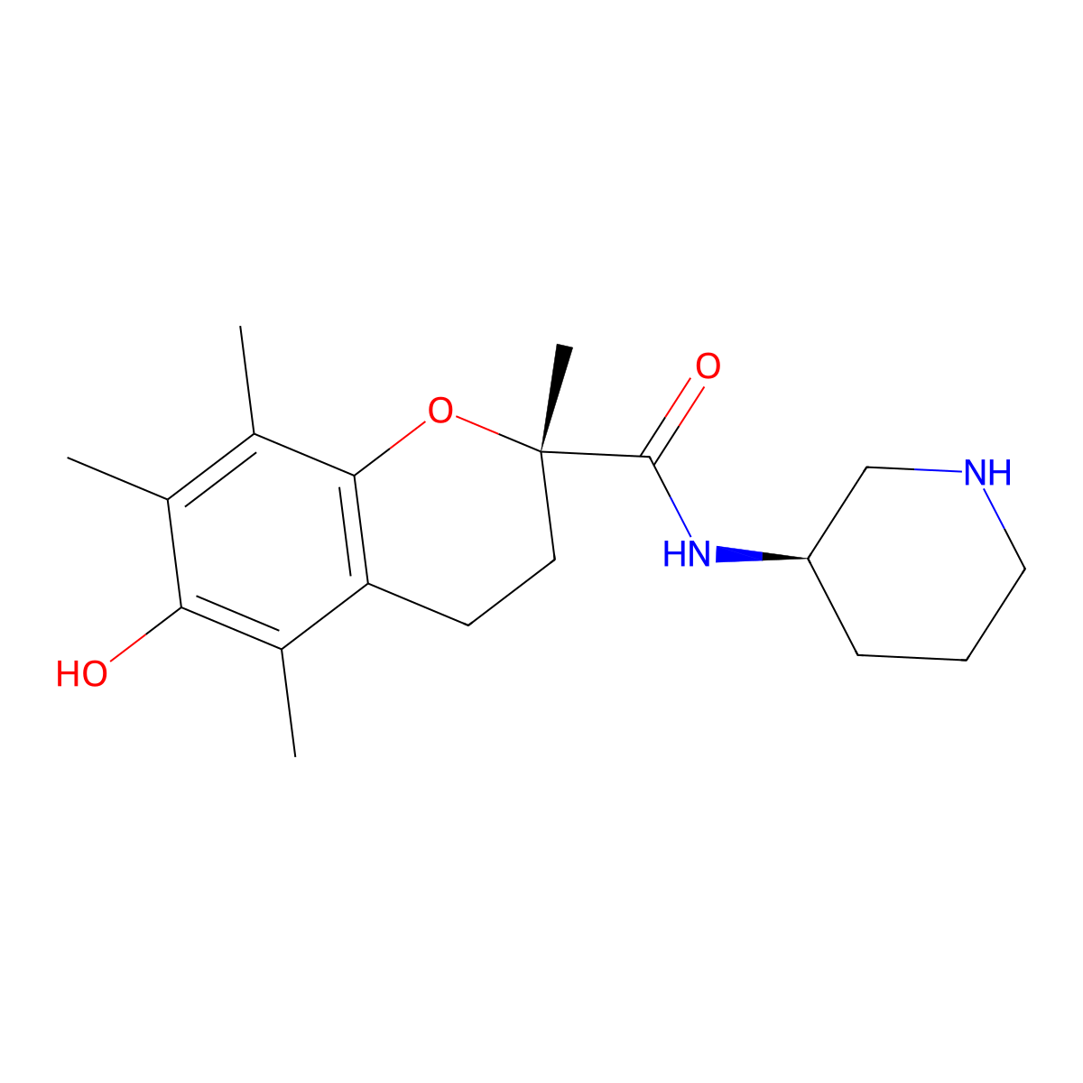 Sonlicromanol molecular structure, CAS 1541170-75-5