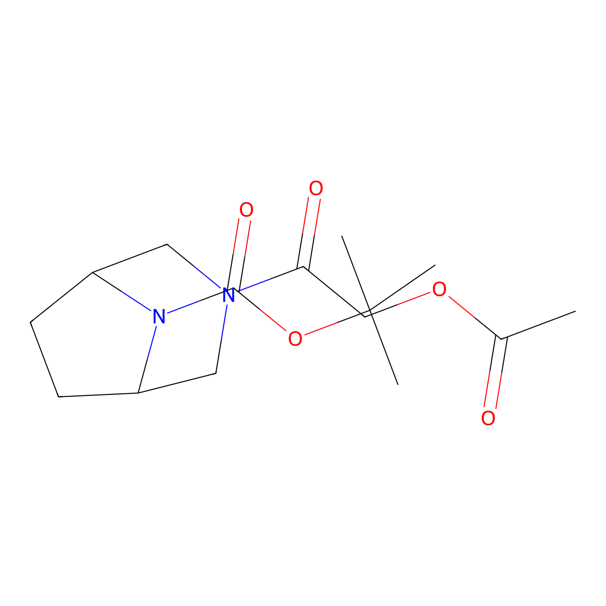 1,1-Dimethylethyl 3-[2-(acetyloxy)acetyl]-3,8-diazabicyclo[3.2.1]octane-8-carboxylate molecular structure, CAS 1541188-68-4
