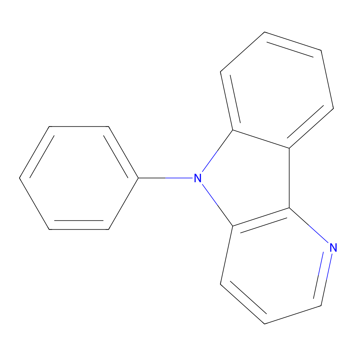 5-Phenyl-5H-pyrido[3,2-b]indole molecular structure, CAS 1541200-53-6