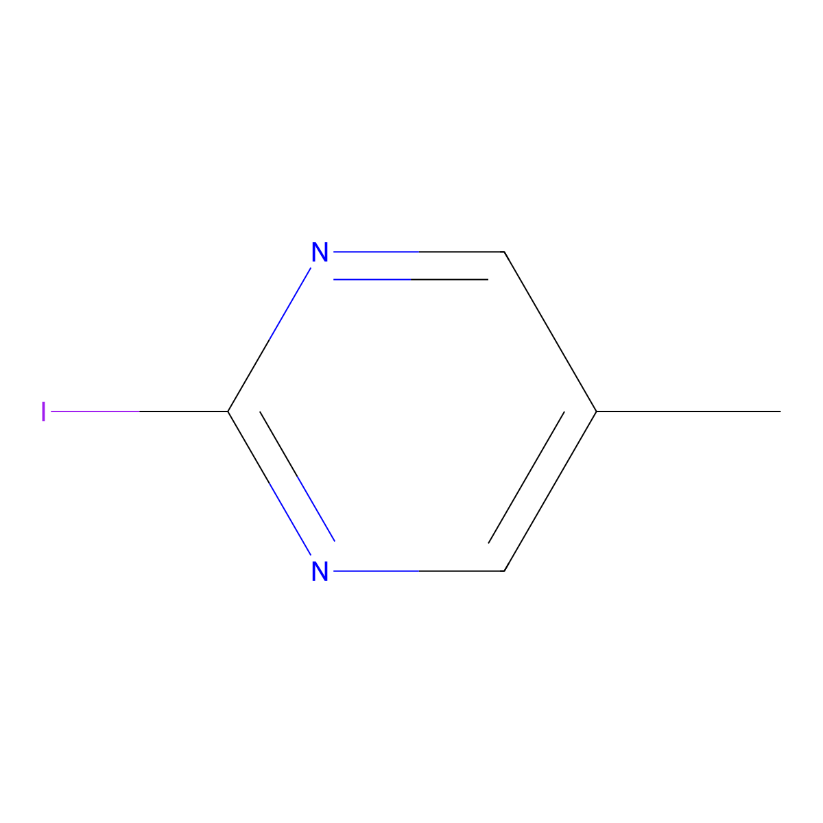 2-Iodo-5-methylpyrimidine molecular structure, CAS 154129-30-3