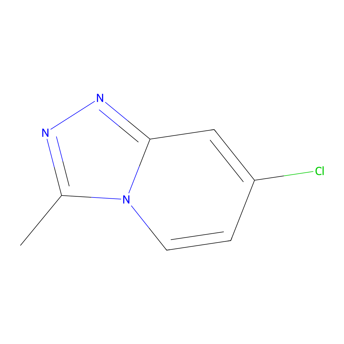 7-Chloro-3-methyl-[1,2,4]triazolo[4,3-a]pyridine molecular structure, CAS 1541317-25-2