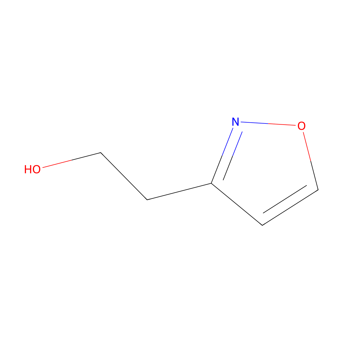 2-Isoxazol-3-ylethanol molecular structure, CAS 1541349-84-1