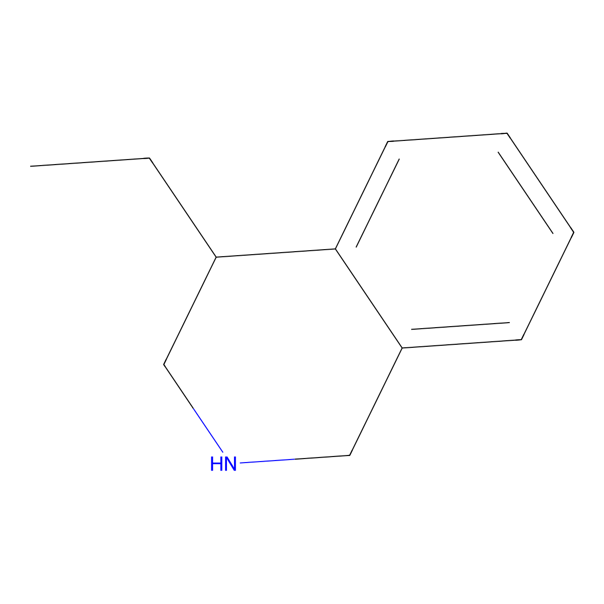 4-Ethyl-1,2,3,4-tetrahydroisoquinoline molecular structure, CAS 154140-71-3