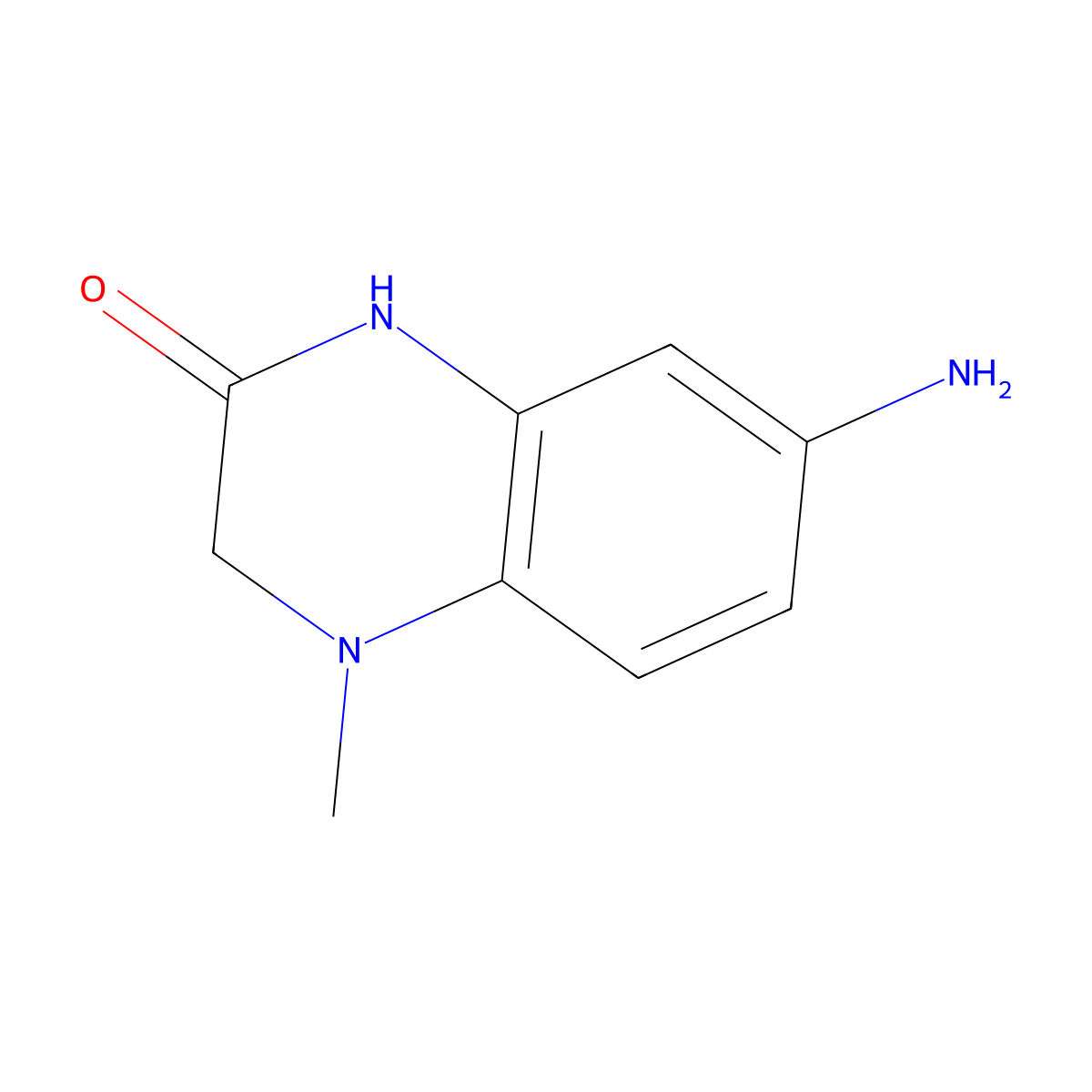 7-Amino-4-methyl-3,4-dihydroquinoxalin-2(1H)-one molecular structure, CAS 1541437-81-3