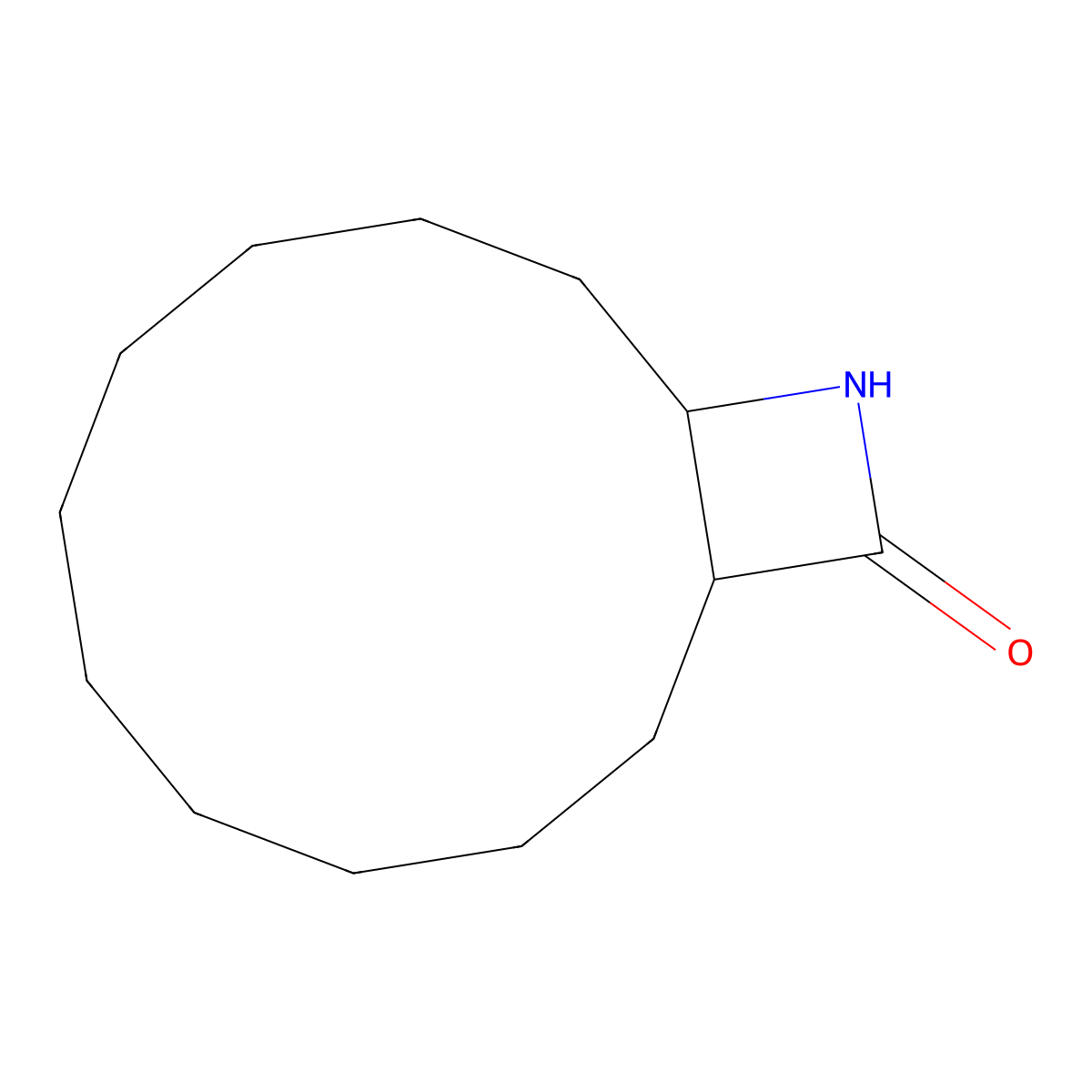 13-Azabicyclo[10.2.0]tetradecan-14-one molecular structure, CAS 1541477-91-1