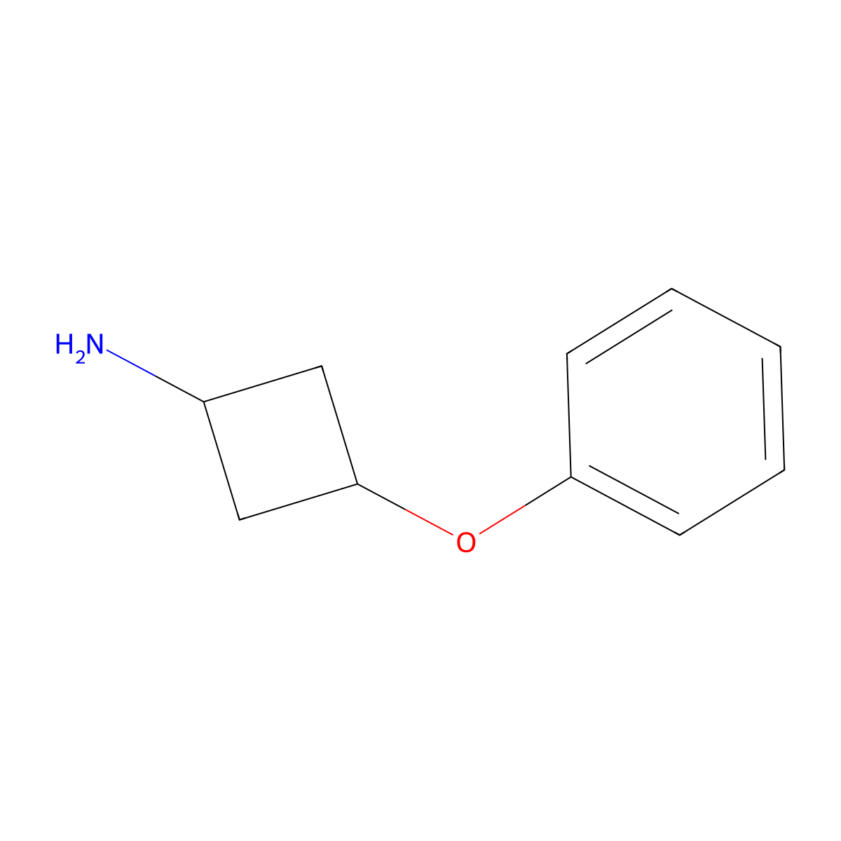 3-Phenoxycyclobutan-1-amine molecular structure, CAS 1541520-86-8