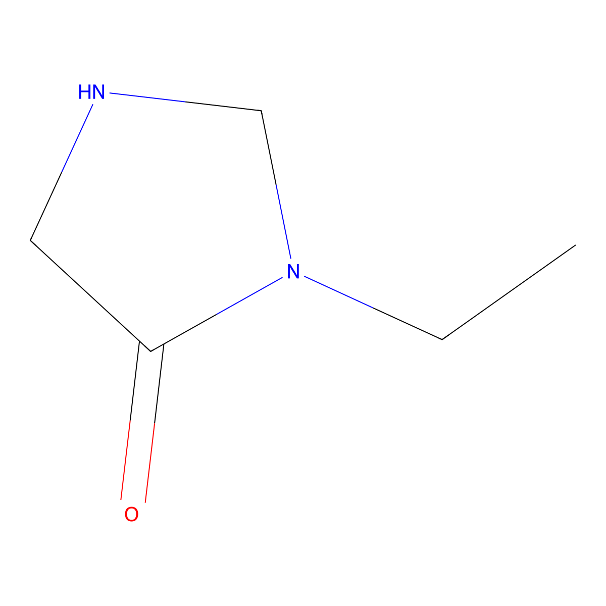 3-Ethylimidazolidin-4-one molecular structure, CAS 1541613-08-4