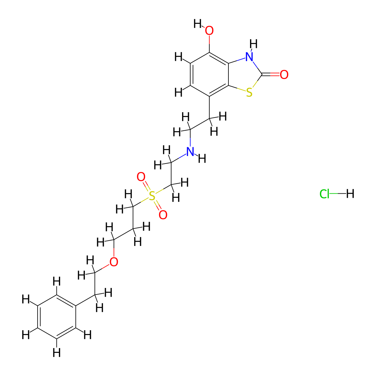 Sibenadet Hydrochloride molecular structure, CAS 154189-24-9