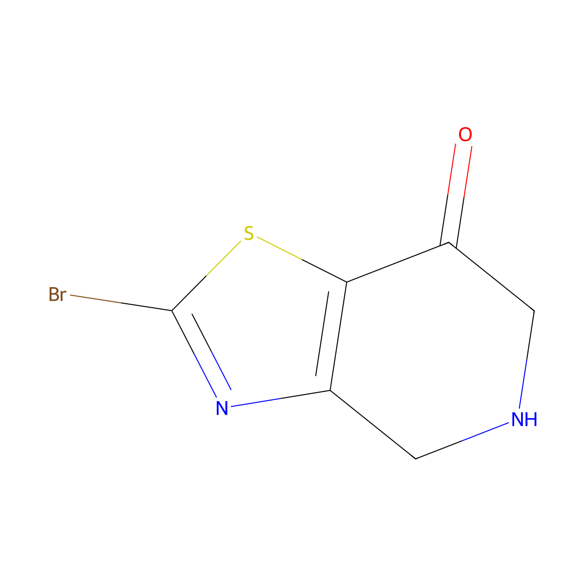 2-bromo-4H,5H,6H,7H-[1,3]thiazolo[4,5-c]pyridin-7-one molecular structure, CAS 1542003-26-8