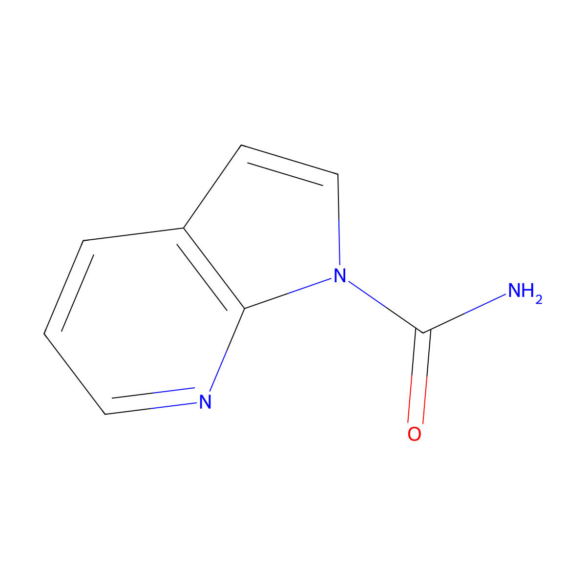 Pyrrolo[2,3-b]pyridine-1-carboxamide molecular structure, CAS 1542066-93-2