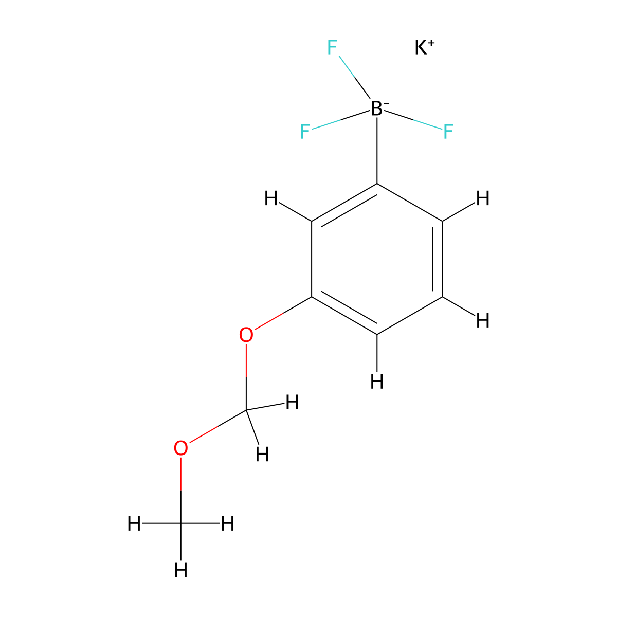 Potassium Trifluoro[3-(methoxymethoxy)phenyl]borate molecular structure, CAS 1542163-53-0