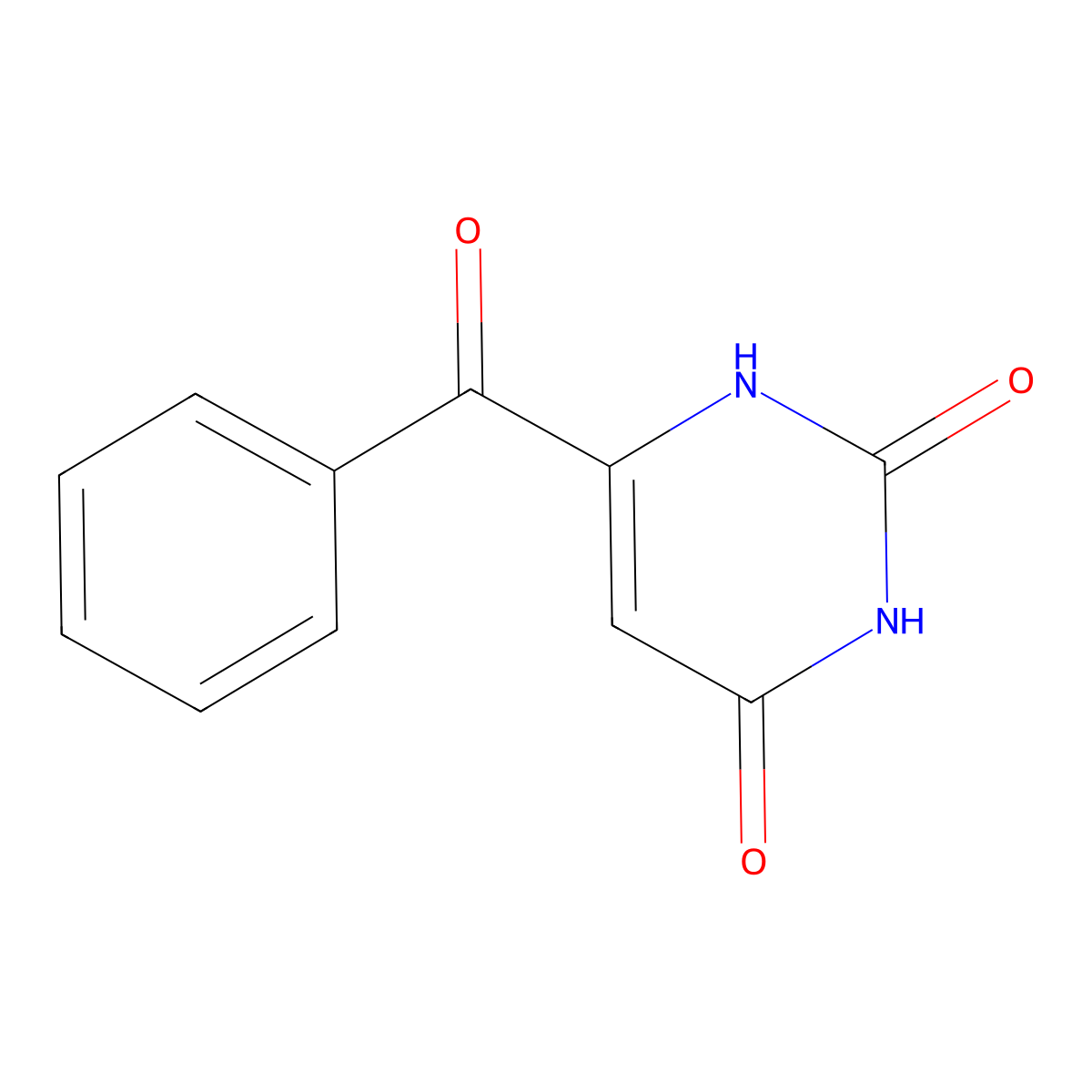 6-Benzoylpyrimidine-2,4(1H,3H)-dione molecular structure, CAS 15422-07-8
