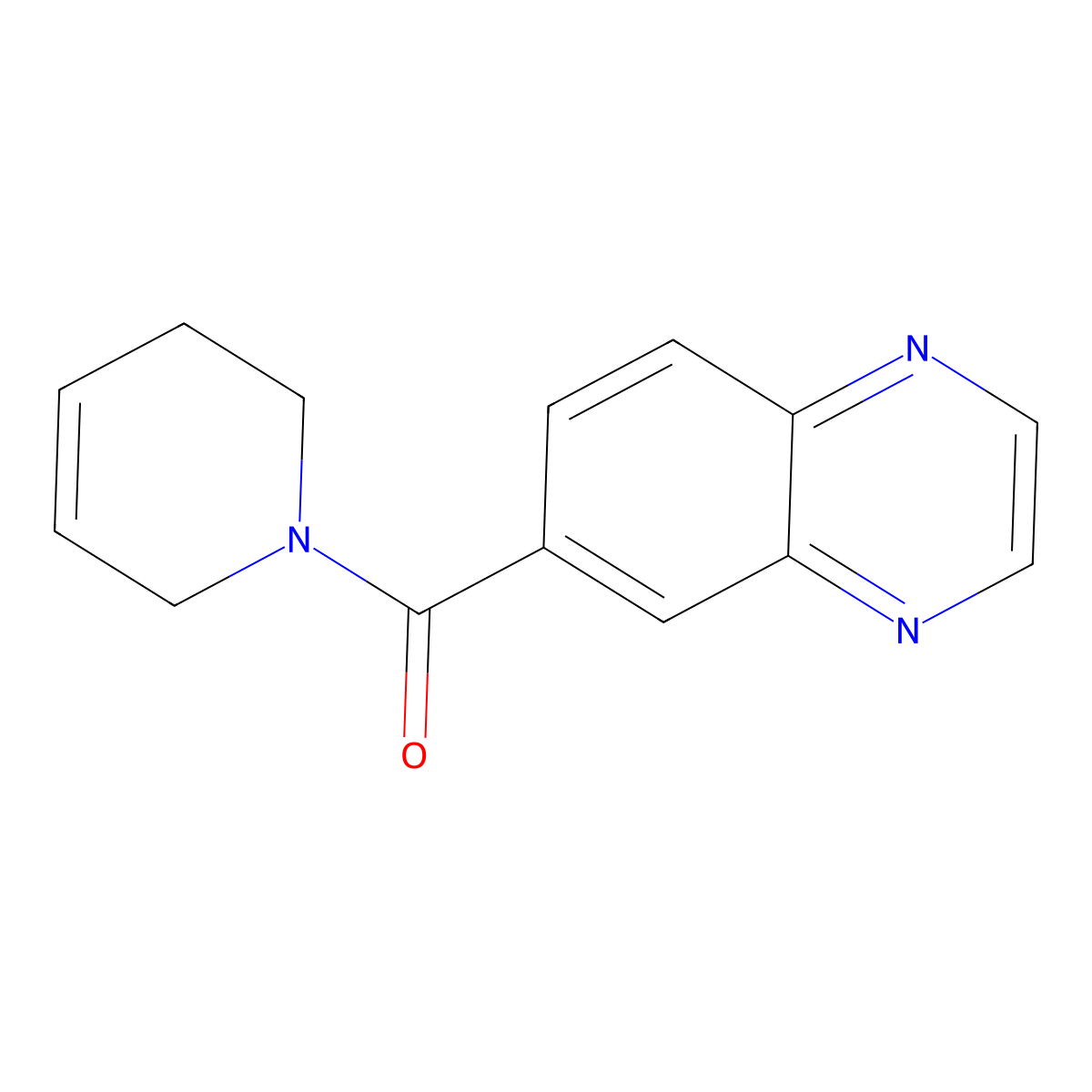 1-(Quinoxalin-6-ylcarbonyl)-1,2,3,6-tetrahydropyridine molecular structure, CAS 154235-82-2