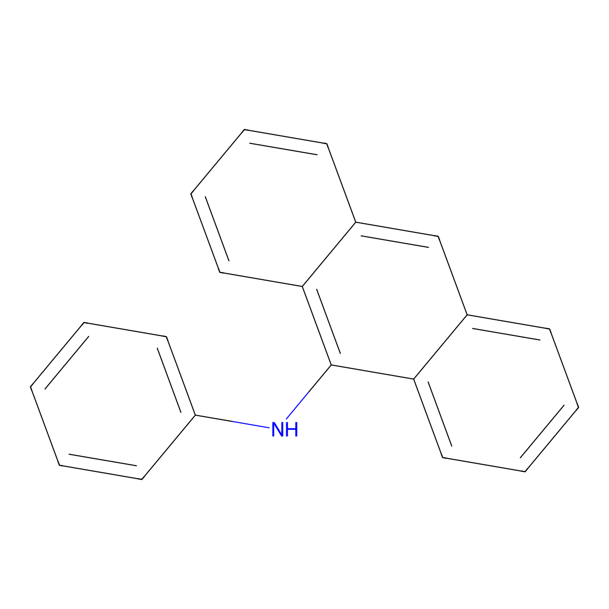 N-Phenylanthracen-9-amine molecular structure, CAS 15424-38-1
