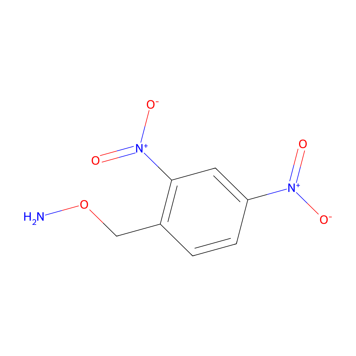 o-(2,4-Dinitrobenzyl)hydroxylamine molecular structure, CAS 1542442-38-5