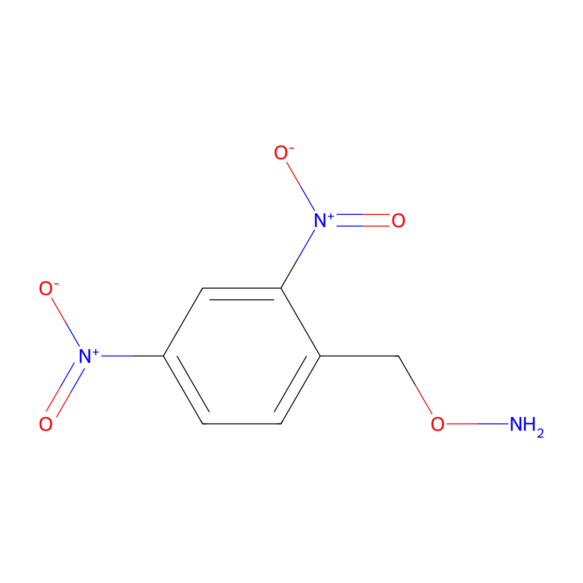 o-(2,4-Dinitrobenzyl)hydroxylamine molecular structure, CAS 1542442-38-5