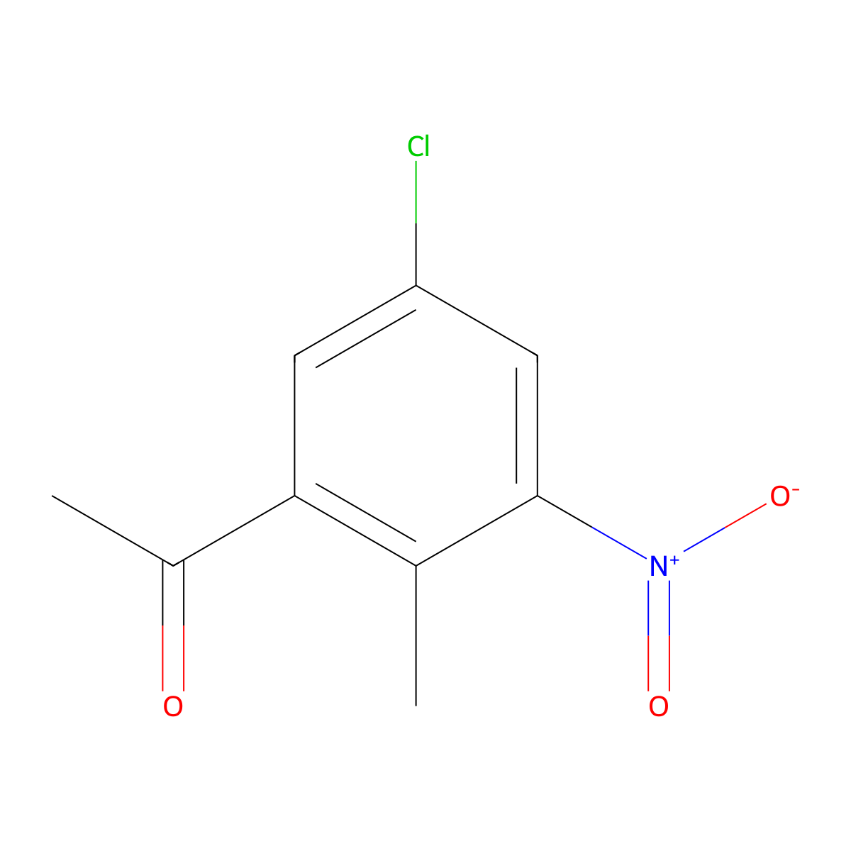 1-(5-Chloro-2-methyl-3-nitrophenyl)ethanone molecular structure, CAS 154258-12-5
