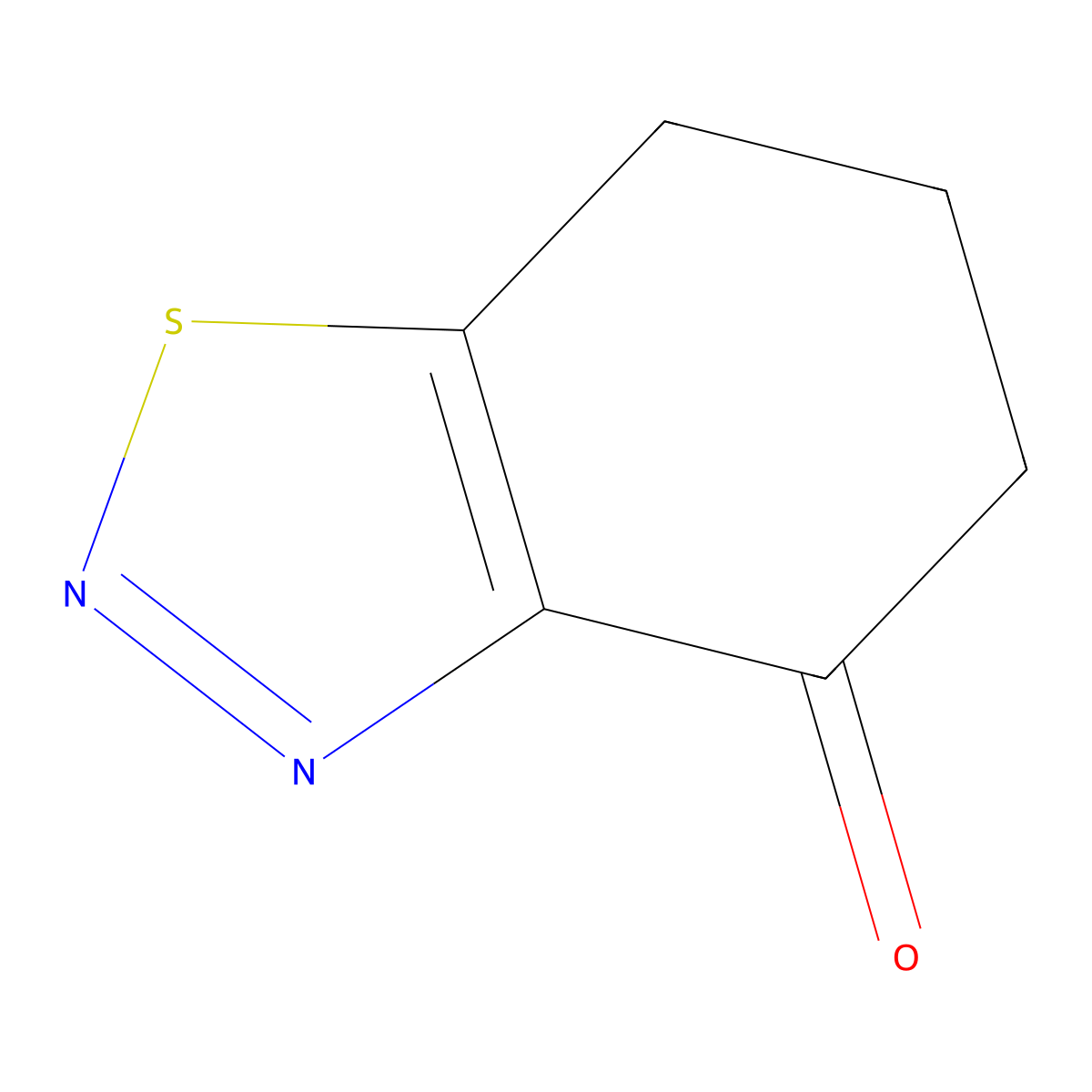 4,5,6,7-Tetrahydro-1,2,3-benzothiadiazol-4-one molecular structure, CAS 1542695-53-3