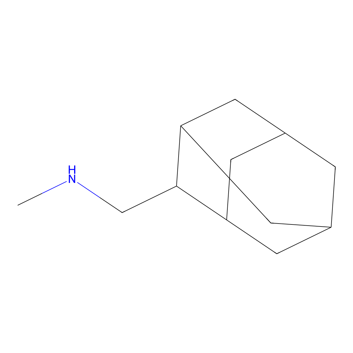 [(Adamantan-2-yl)methyl](methyl)amine molecular structure, CAS 1542704-08-4