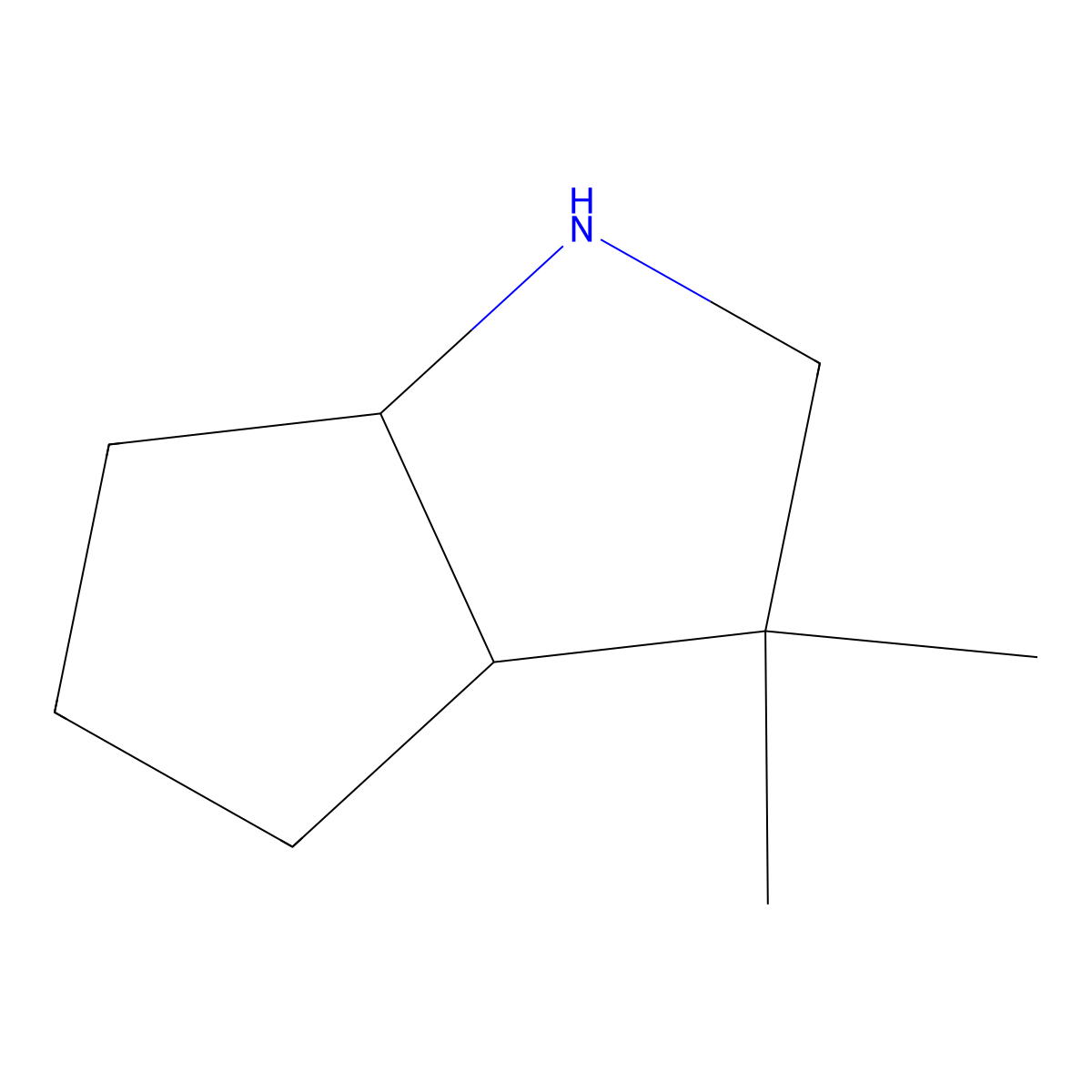 3,3-Dimethyl-octahydrocyclopenta[b]pyrrole molecular structure, CAS 1542725-55-2