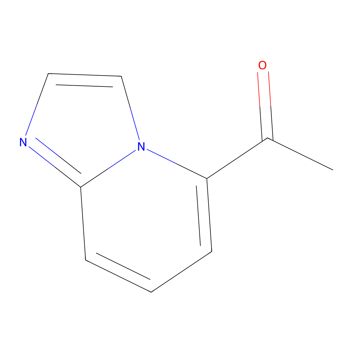 1-(Imidazo[1,2-a]pyridin-5-yl)ethanone molecular structure, CAS 1542727-44-5