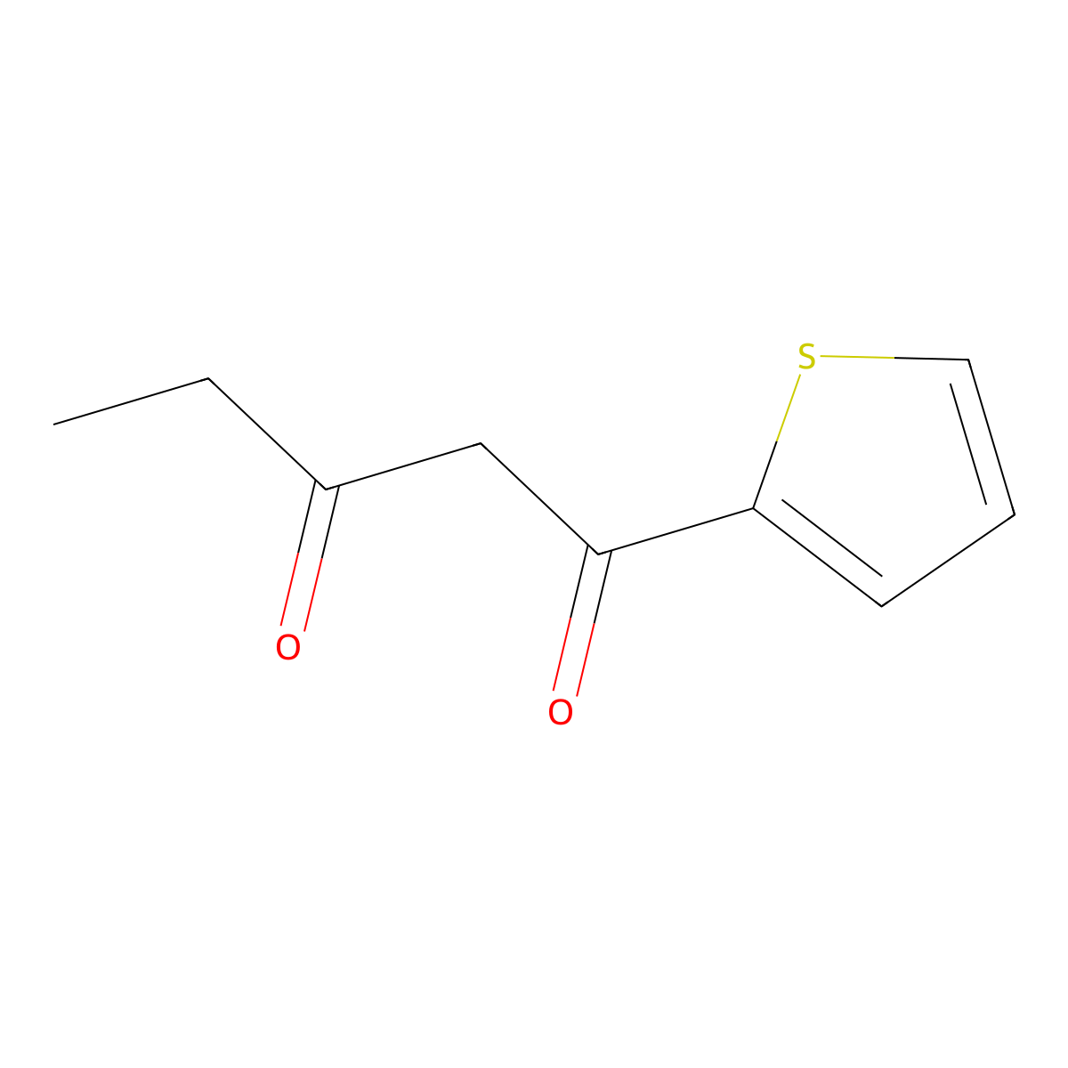 1-(Thiophen-2-yl)pentane-1,3-dione molecular structure, CAS 154316-77-5