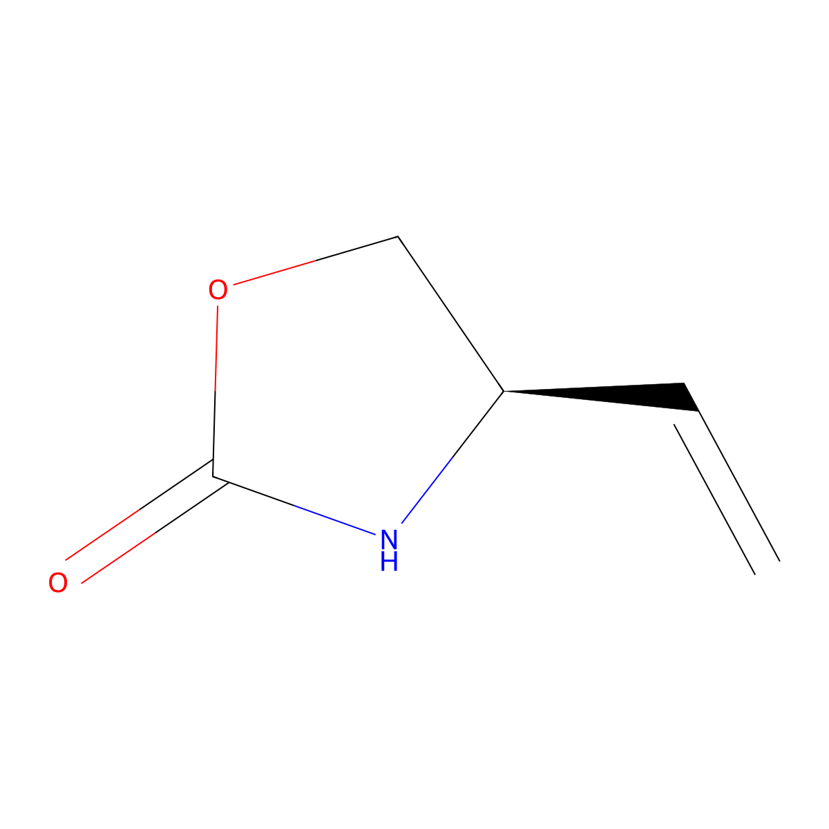 (R)-4-Vinyloxazolidin-2-one molecular structure, CAS 154334-64-2