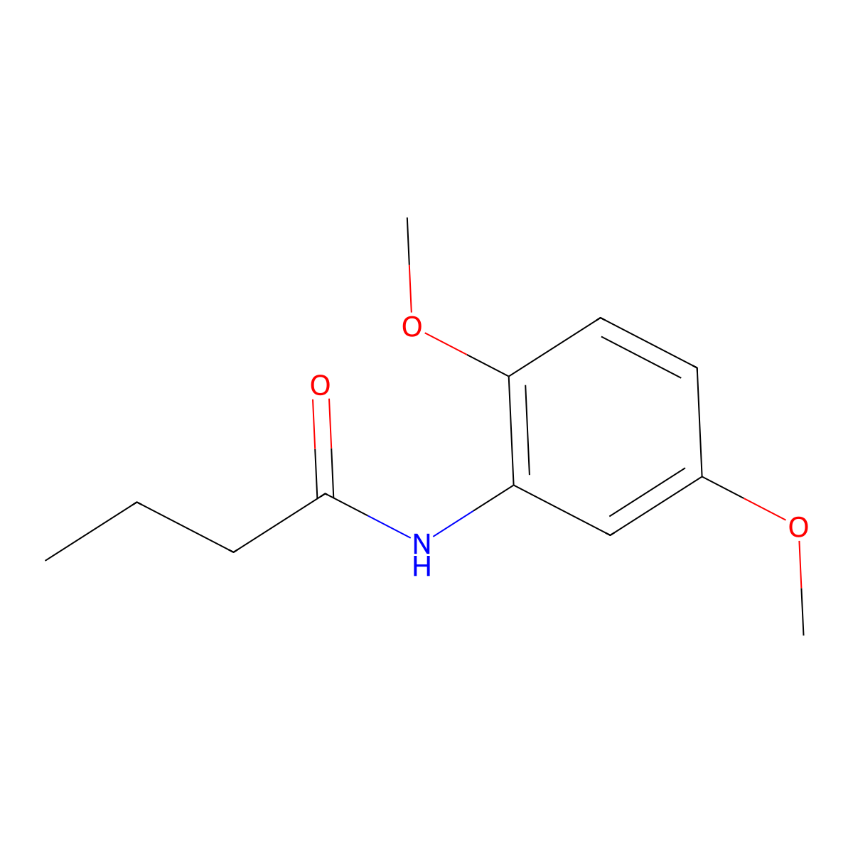N-(2,5-Dimethoxyphenyl)butanamide molecular structure, CAS 154343-48-3