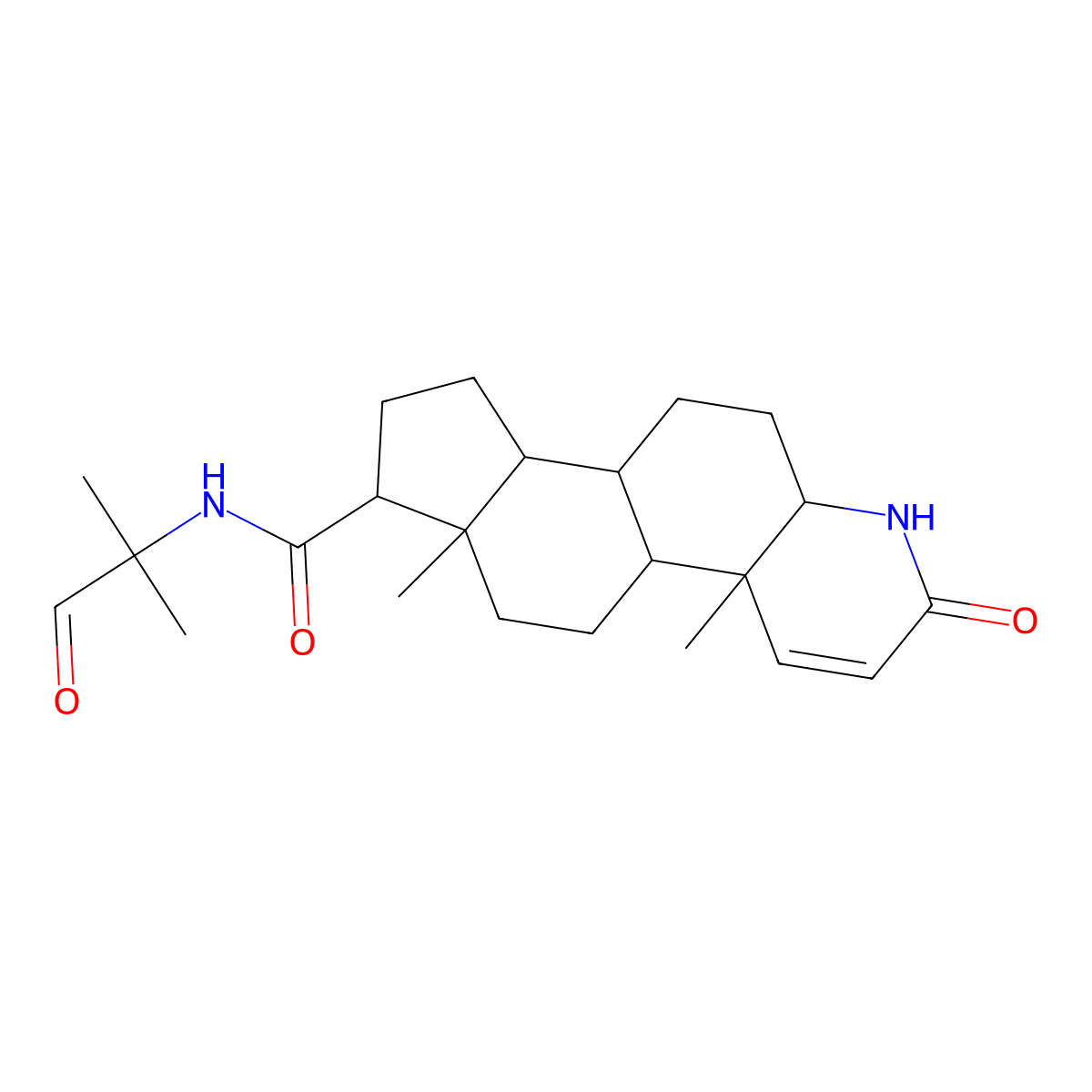Finasteride Carboxaldehyde molecular structure, CAS 154387-61-8